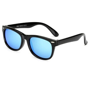 Kid's Acetate Unbreakable Polaroid UV400 Sport Mirror Sunglasses