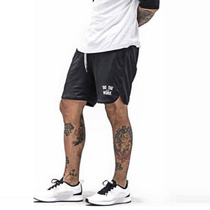 Men's Polyester Quick-Dry Letter Pattern Running Sport Shorts