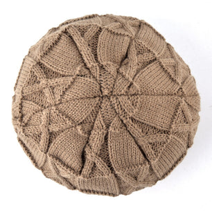 Men's Acrylic Knitted Solid Pattern Casual Skullies Winter Cap