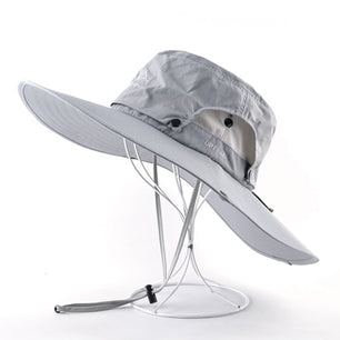 Women's Polyester Waterproof Anti-UV Bucket Casual Sun Hats