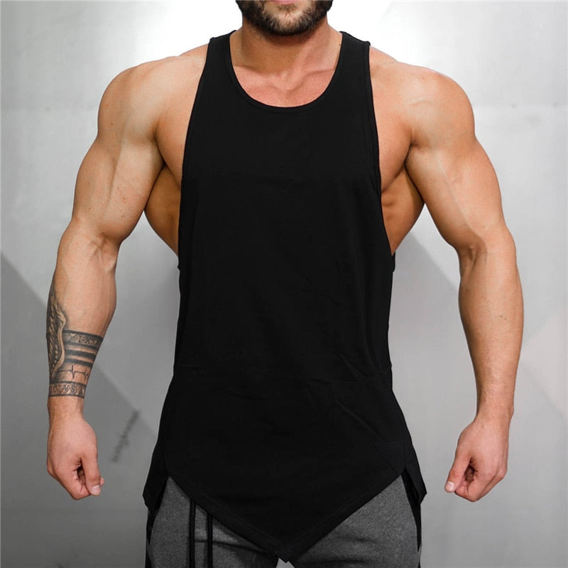 Men's O-Neck Sleeveless Quick Dry Compression Gym Wear Shirt