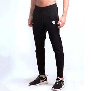 Men's Cotton Drawstring Elastic Waist Gym Wear Casual Trousers