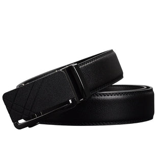 Men's Cowskin Genuine Leather Alloy Buckle Strap Luxury Belts