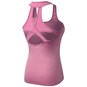 Women's Polyester Sleeveless Fitness Sport Yoga Gym Wear Top