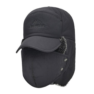 Men's Polyester Solid Pattern Casual Wear Trendy Bomber Hat