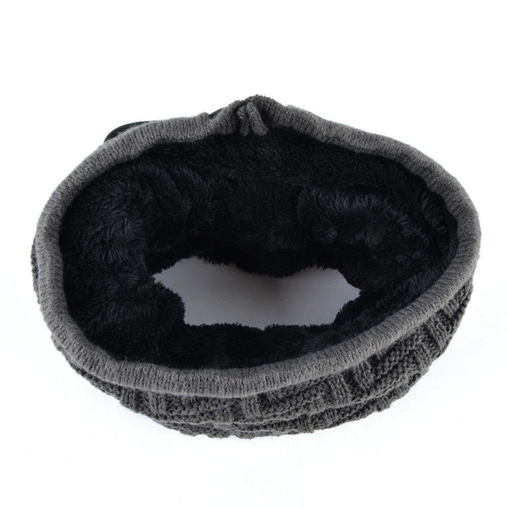 Men's Acrylic Knitted Solid Pattern Novelty Skullies Winter Cap