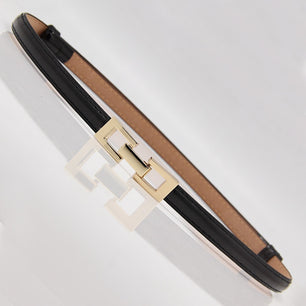 Women's PU Leather Buckle Closure Adjustable Waistband Belts