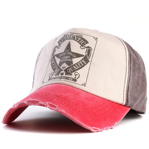 Men's Cotton Adjustable Strap Snapback Baseball Protection Cap