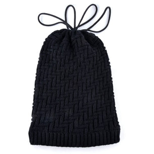 Men's Acrylic Skullies Beanies Multi-Purpose Knitted Warm Cap