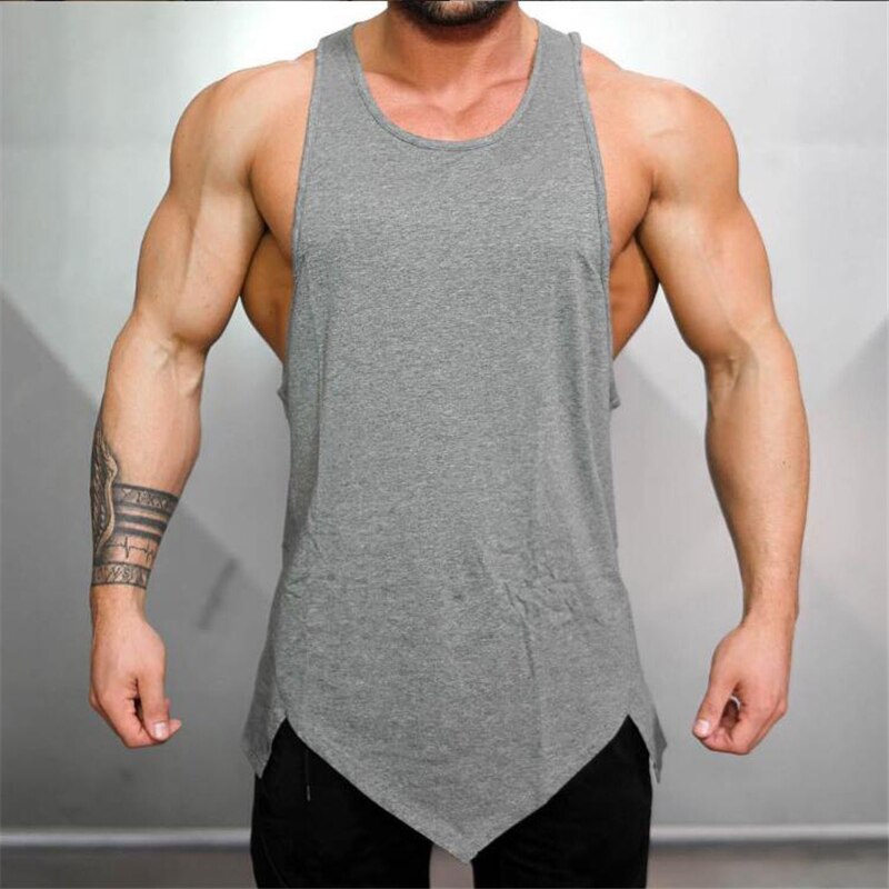 Men's O-Neck Sleeveless Quick Dry Compression Gym Wear Shirt