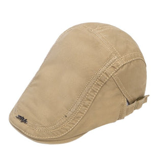 Men's Cotton Adjustable Newsboy Casquette Style Winter Caps