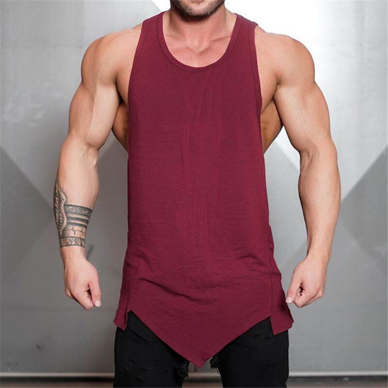 Men's O-Neck Sleeveless Quick Dry Compression Gym Wear Shirt