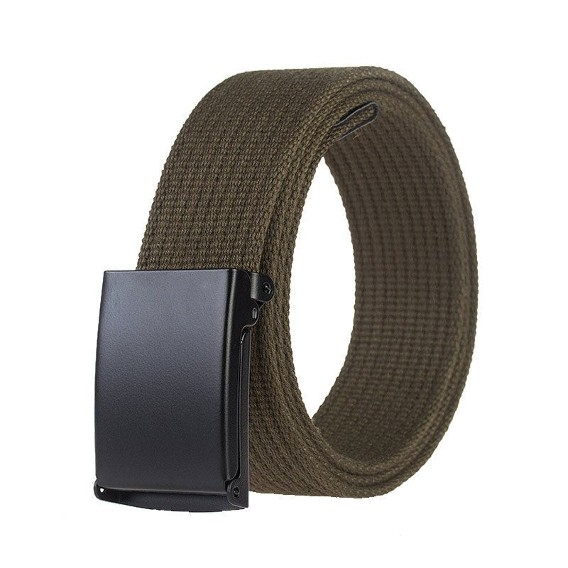 Men's Canvas Outdoor Tactical Metal Buckle Military Strap Belts