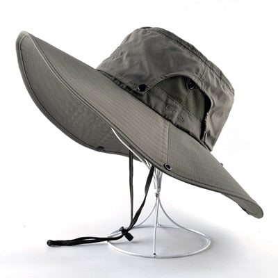 Women's Polyester Waterproof Anti-UV Bucket Casual Wear Cap