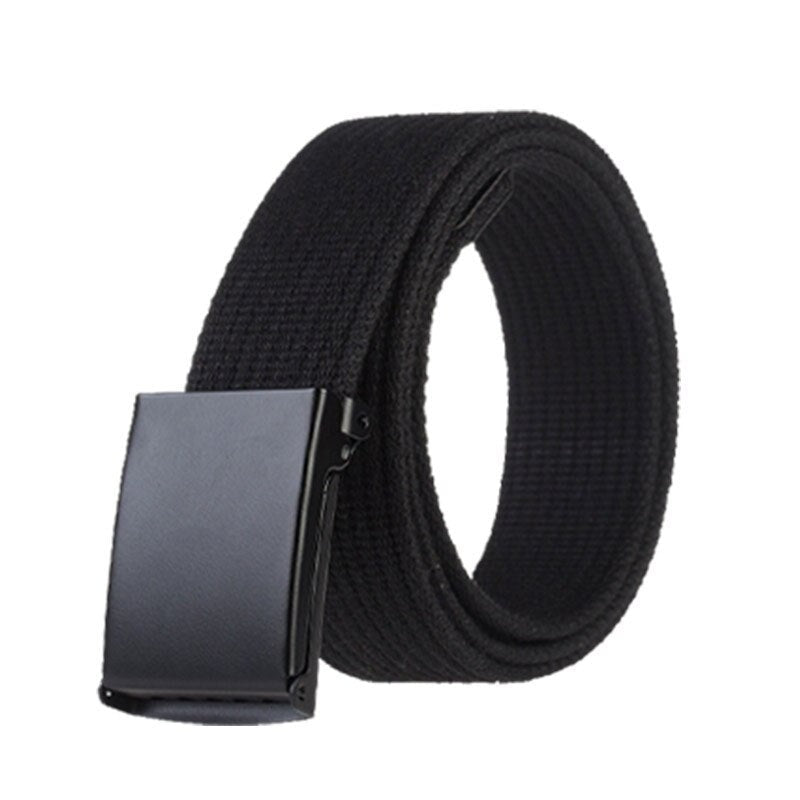 Men's Canvas Metal Buckle Military Waistband Casual Strap Belt