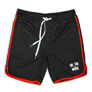 Men's Polyester Quick-Dry Letter Pattern Running Sport Shorts