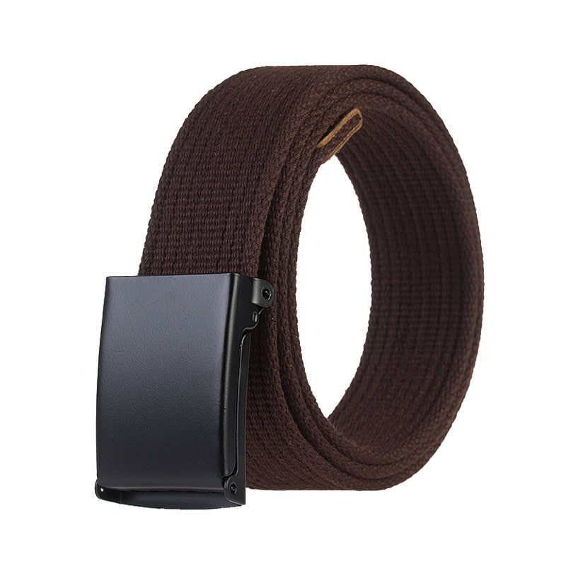 Men's Canvas Outdoor Tactical Metal Buckle Military Strap Belts