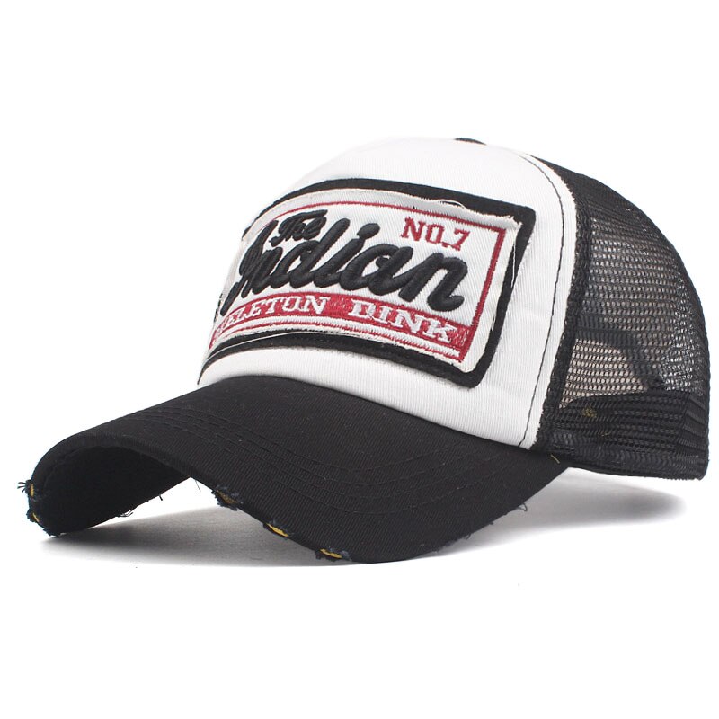 Men's Mesh Adjustable Printed Pattern Snapack Baseball Caps