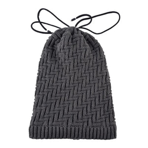 Men's Acrylic Skullies Beanies Knitted Multi-Purpose Winter Cap