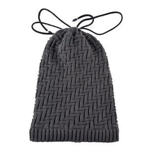 Men's Acrylic Skullies Beanies Multi-Purpose Knitted Warm Cap