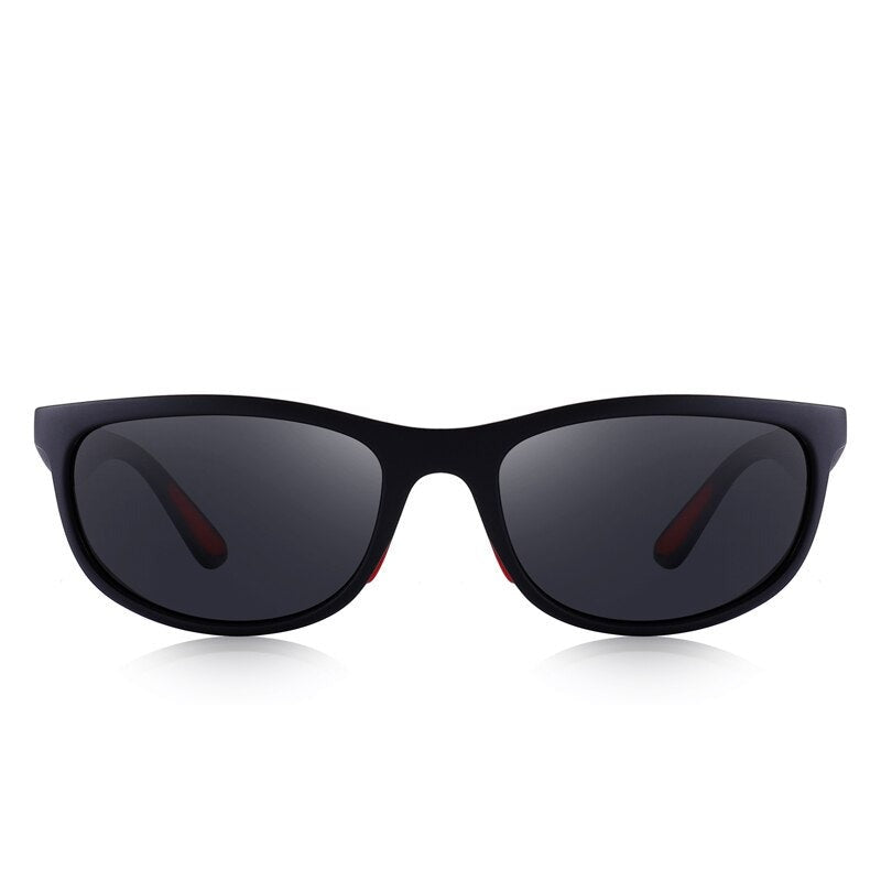 Men's Plastic Frame Polycarbonate Lenses Protection Sunglasses