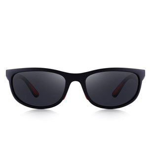 Men's Plastic Frame Polycarbonate Lenses Protection Sunglasses