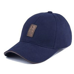 Men's Cotton Adjustable Solid Pattern Snapback Baseball Caps