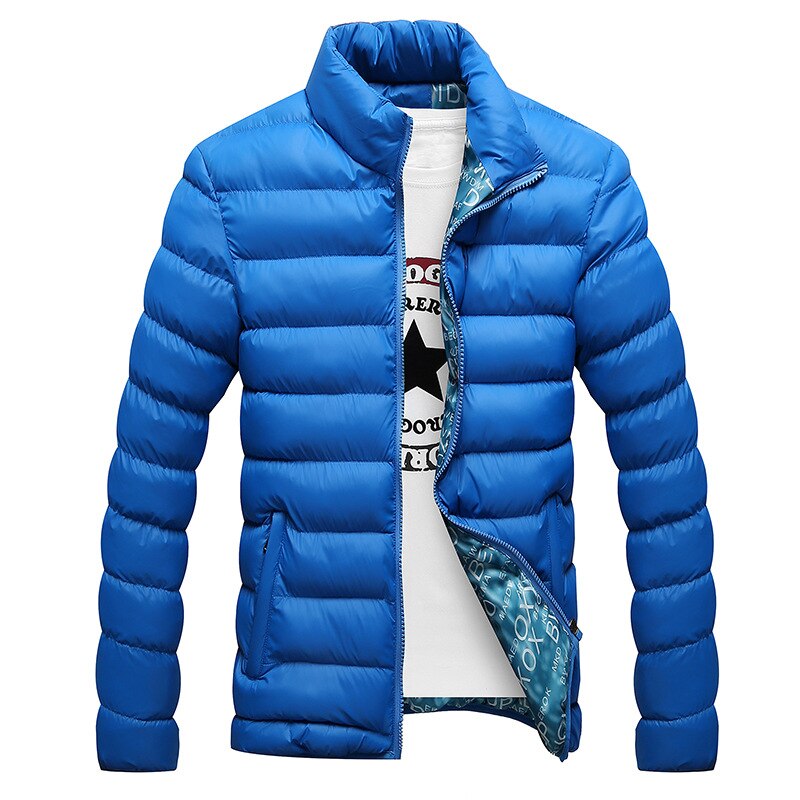 Men's Cotton Full Sleeves Zipper Closure Thick Winter Jacket