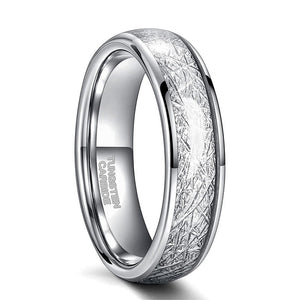 Men's 100% Tungsten Round Pattern Trendy Wedding Luxury Rings