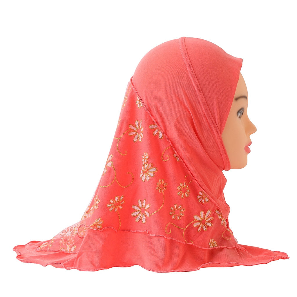 Women's Arabian Cotton Long Neck Wrap Chiffon Hijabs Scarfs