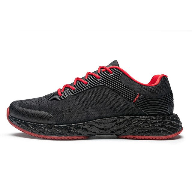 Men's Cotton Breathable Running Sport Lace Up Casual Sneakers