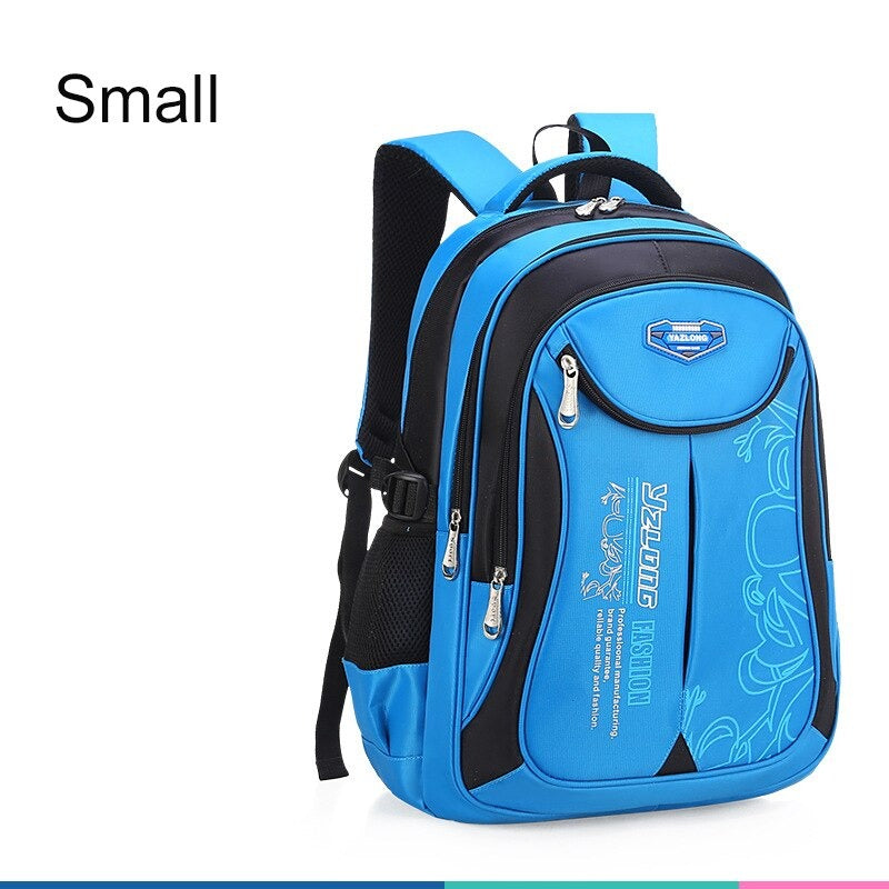 Kid's Polyester Printed Pattern Zipper Closure Elegant Backpack