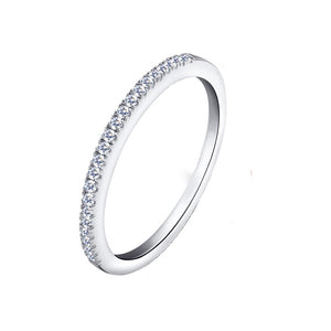 Women's 100% 925 Sterling Silver Round Minimalist Classic Ring