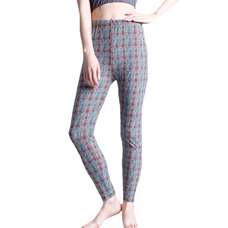 Women's Polyester High Waist Pattern Quick Dry Printed Leggings