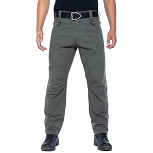 Men's Polyester Mid Waist Full Length Zipper Fly Plain Pants