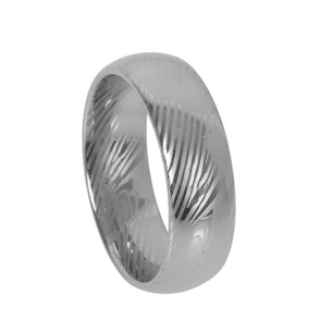 Men's 100% Stainless Steel Round Pattern Wedding Trendy Ring