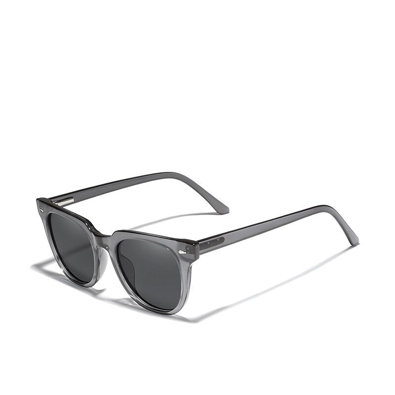 Men's Polycarbonate Frame Trendy Oval Driving UV400 Sunglasses