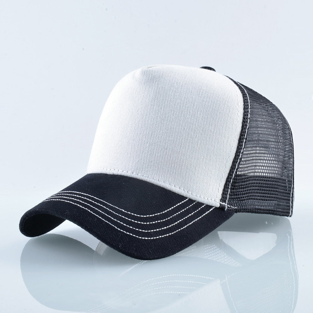 Men's Cotton Adjustable Strap Sun Protection Casual Baseball Cap