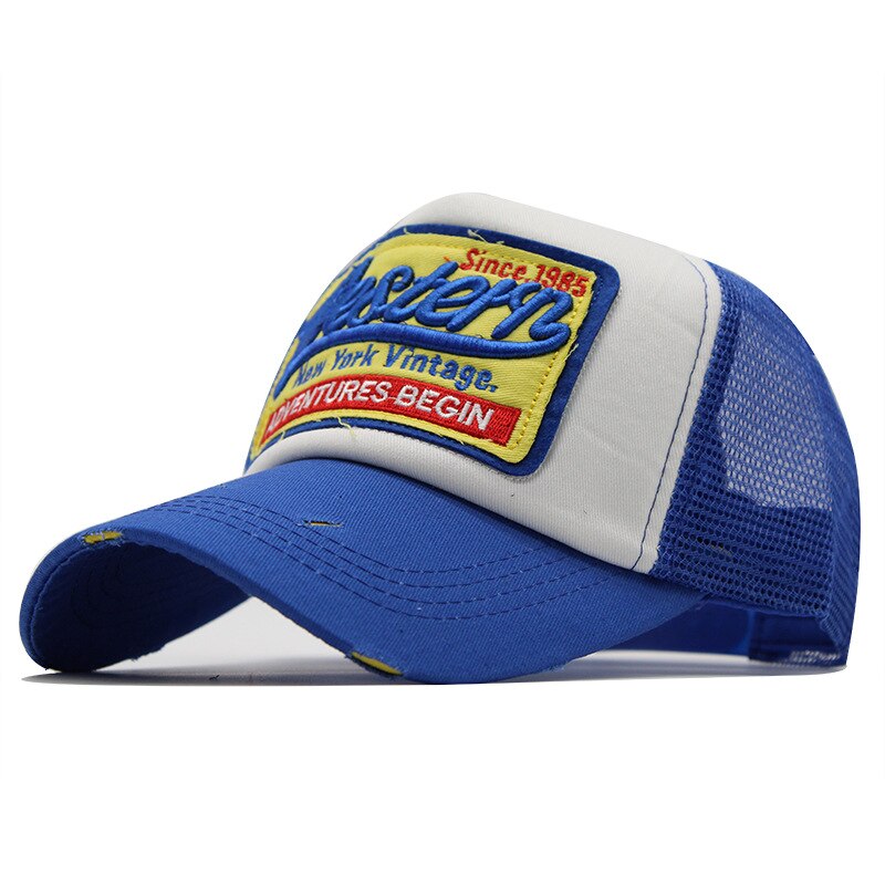 Men's Cotton Baseball Solid Hip Hop Style Letter Adjustable Hat