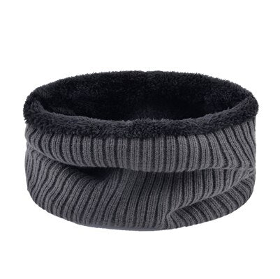 Men's Polyester Skullies Beanies Winter Knitted Pattern Wool Cap