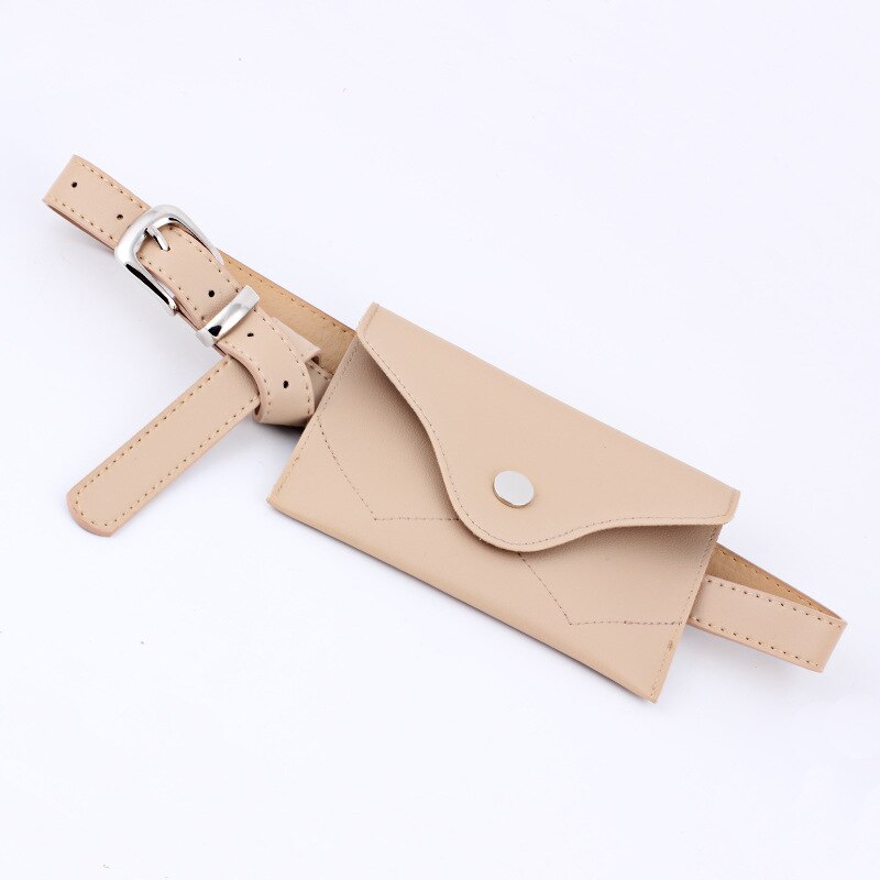 Women's PU Leather Small Belt Mini Casual Travel Waist Bags