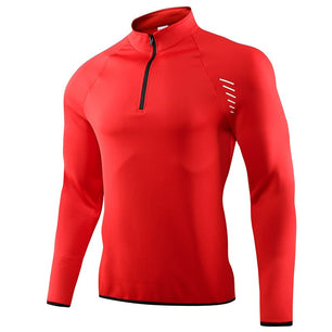 Men's Spandex Full Sleeve Breathable Workout Sports Wear Shirt