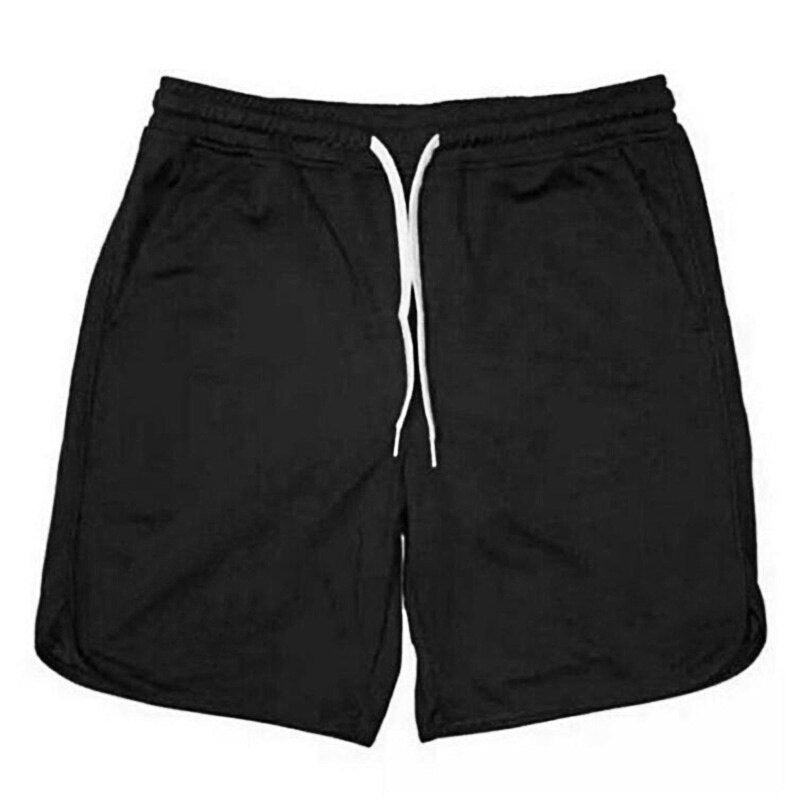 Men's Polyester Quick-Dry Solid Pattern Running Sport Shorts