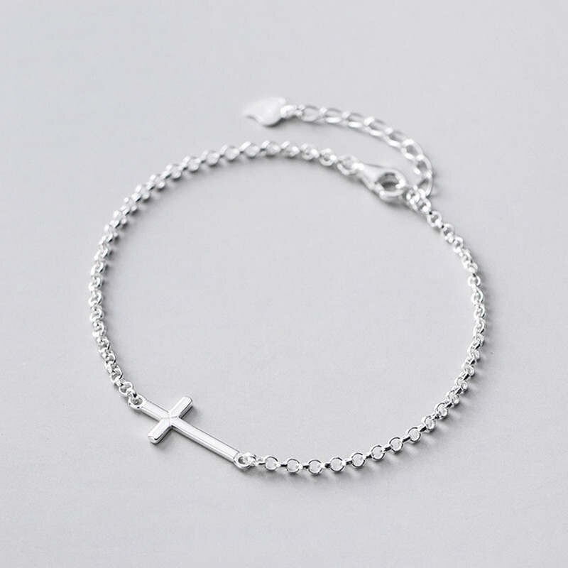 Women's 100% 925 Sterling Silver Geometric Pattern Bracelet