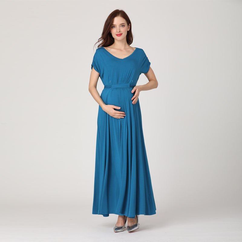 Women's Spandex Short Sleeves Maternity Sexy Causal Wear Dress