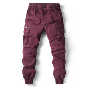 Men's Polyester Full Length Zipper Fly Closure Tracksuit Trousers