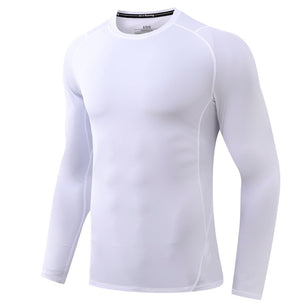 Men's Polyester Full Sleeve Compression Sports Wear Shirt
