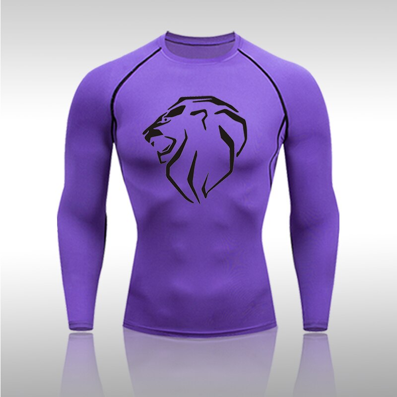 Men's Spandex Long Sleeve Fitness Jogging Compression Shirts