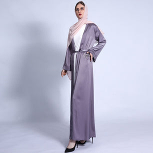 Women's Arabian Polyester Full Sleeves Elegant Casual Abaya