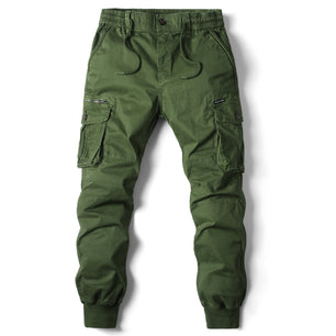 Men's Polyester Full Length Zipper Fly Closure Tracksuit Trousers